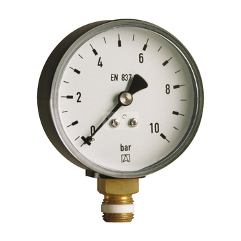 Manometr z rurką Bourdona AFRISO HY 0/1,6 bar radialne G1/2B fi 80 mm, kl. 2.5%