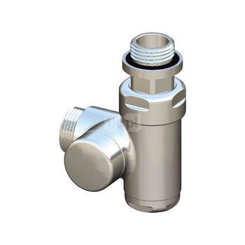 Zawór HERZ De Luxe (wersja prawa) biały do armatury sanitarnej 1/2'' x 1/2'' Gwint wewnętrzny-Gwint wewnętrzny