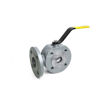 Zawór kulowy trójdrożny EFAR WKHT DN 100 kołnierz x kołnierz x kołnierz