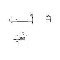 CONCA UCHYT NA PAPIER DOD. GOLD