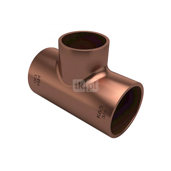 Trójnik IBP K5130 redukcja Cu 5/8'' x 5/8'' x 1/2'' (lut wewnętrzny x lut wewnętrzny x lut wewnętrzny)