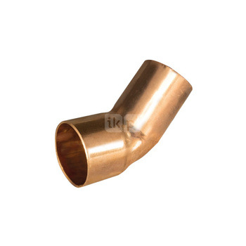 Łuk 45' UNIPAK, Cu, 15 mm (lut wewnętrzny x lut zewnętrzny)