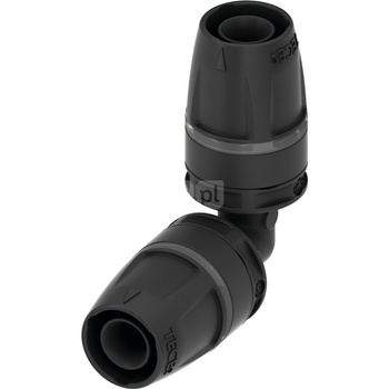 Kolano 90' TECE logo trzyczęść., tworzywo, 63 mm (pz x pz)