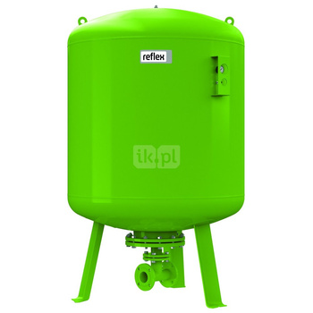 Naczynie wzbiorcze REFLEX Refix DT, pojemność 1500 l, 10 bar / 70'C, kolor zielony, do instalacji  C.W.U.