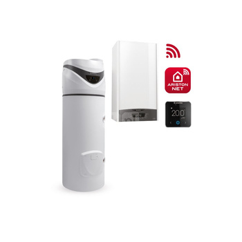 ONE NUO 24 NET pakiet kotła jednofunkcyjnego kondensacyjnego z powietrzną pompa ciepła, regulatorem pogodowym i zdalnym sterowaniem za pomocą aplikacji na smartfon