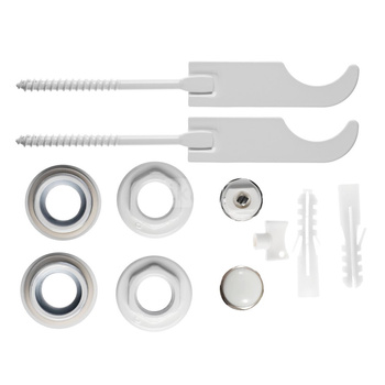 Komplet korków grzejnikowych 1" x 1/2" z 2-ma wieszakami