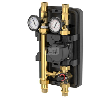 Grupa pompowa FLAMCO MEIBES GZ gazowy walcowy x GZ gazowy walcowy 1 cal (25) x DN 25 Kvs5.8, z izolacją, z zaworem trójdrożnym