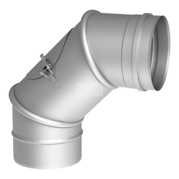 Kolano regulowane 0-90st. fi180mm z wyczystką