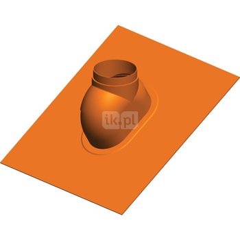 Przejście przez dach 0st.-48st. fi125mm kolor ceglasty RAL8004