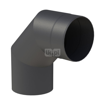 Kolano 90st. fi150mm, kolor czarny