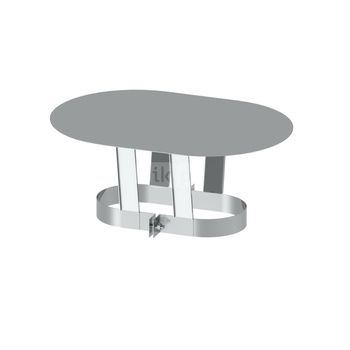 Parasol JEREMIAS OV/FU0828 stal nierdzewna fi 120/225 mm