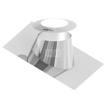 Przejście dachowe 16-25st. aluminiowe z kołnierzem fi130mm