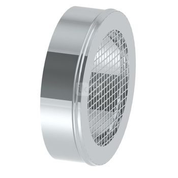 Zakończenie z siatką montowane na zyce JEREMIAS 215-DWECO1747 stal nierdzewna fi 100 mm