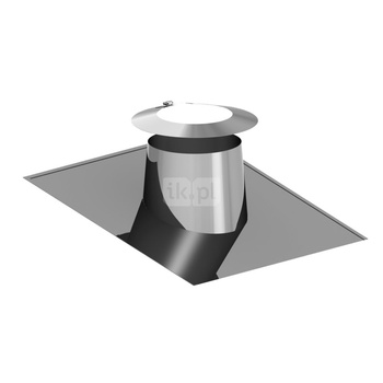 Przejście przez dach 5-15st. stal nierdzewna z płytą Pb+kołnierz fi400/635mm