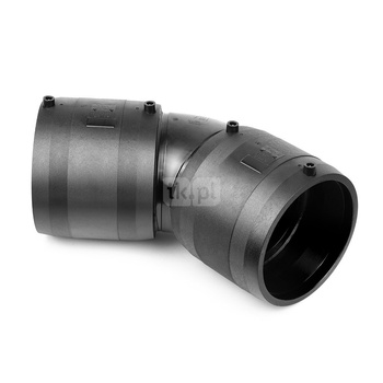 Kolano elektrooporowe dwustrefowe PE100RC 45 st. d 200 FOX