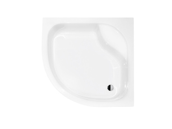 Brodzik głęboki z siedziskiem DIPER pół.80x80x24 -BESCO