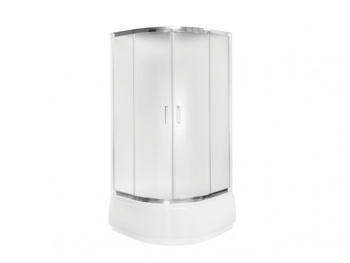 Kabina półokrągła MODERN 90x90x165 szkło SZRON-BESCO