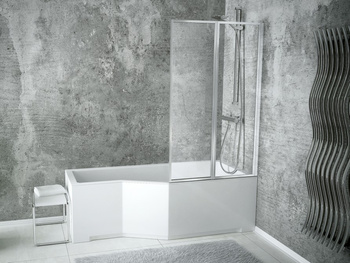 Parawan  2-skrzyd 80,5cmxh=140cm  AMBITION PREM 2S-BESCO