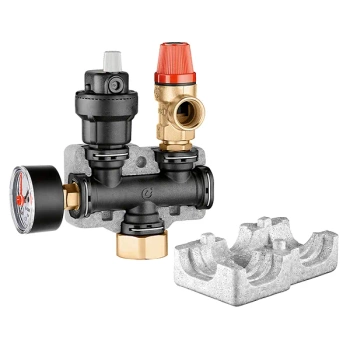 Grupa bezpieczeństawa C.O.w izolacji 3/4" 2,5 bar do 50kW  /5 -CALEFFI