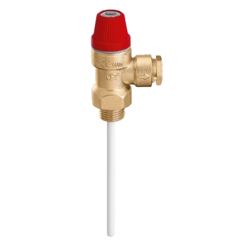 Zawór bezpieczeństwa temperaturowo ciśnieniowy  3/4" M x fi 22  7 bar     CALEFFI