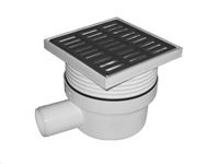 Kratka ściek boczna 15x15 DN 50  stal nierdzewna-AKCES