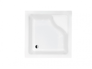 Brodzik głęboki z siedziskiem IGOR kwad.90x90x24 -BESCO