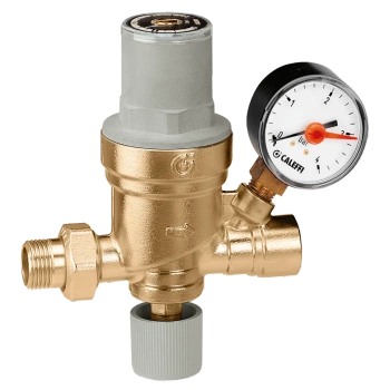 Automat. zawór napełniaj. 0,2-4 bar.1/2"z manometrem  /10 -CALEFFI