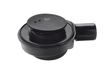 Syfon brodzikowy czarny 50 -AKCES