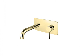 Bateria umywalkowa podtynkowa złota Illusion - Besco