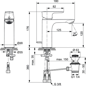 CONNECT AIR BATERIA UMYWALKOWA GR 5L/MIN SILV STO