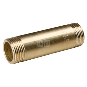 Króciec gwintowany FERRO, mosiądz, 1'' (GZ), 165 mm