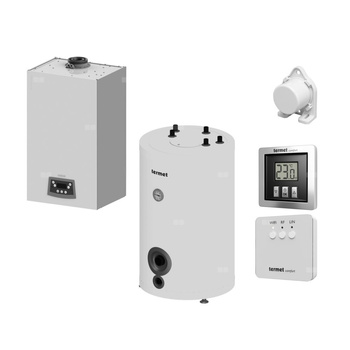 Pakiet: KOCIOŁ ECOCONDENS NEX 24 + ZASOBNIK SG PLUS 140 + SYSTEM COMFORT + CZUJNIK TEMP. ZEWN.