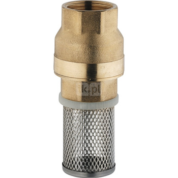 Zawór zwrotny HERZ z filtrem - DN 20, Gwint wewnętrzny