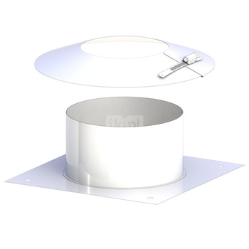 Przykrycie wylotu komina fi80/125mm 