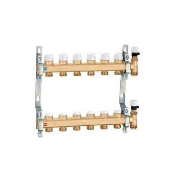 Zespół rozdzielaczy. 1" x 2 wyjścia 3/4" GZ