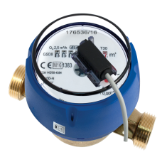 Wodomierz suchob z nadajnikiem imp REED SIMPLE GSD8-R,Tmax:90°C,L=110mmGSD8-R 1/2'' AC Q3-2,5 m3/h DN 15 MID R100/R50 IMPULSOWANIE 1L/IMPL -BMETERS