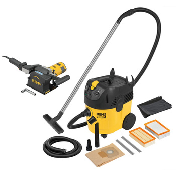 REMS KROKODIL 125 B-P +PULL M SET +FILTER PES +10X BEUTEL