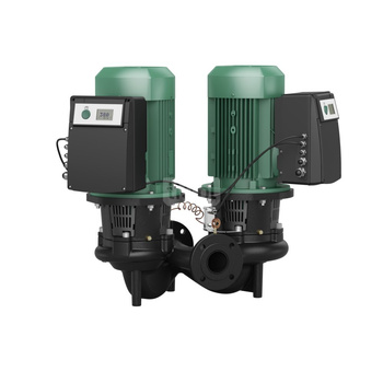 Pompa obiegowa WILO CronoTwin-DL-E 40/220-11/2-S1 typu in-line z silnikiem znormalizowanym 50/60 Hz, moc silnika 11kW 18.5 A 2900 obr/min, wlot Kołnierz DN 40