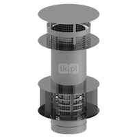 Zakończenie komina JEREMIAS CLV33 stal nierdzewna fi 250/500 mm