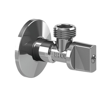 Zawór wodny ARCO A80 kątowy (pokrętło ORIGINAL) GZ 1/2'' x GZ 1/2''