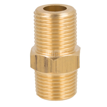 Nypel AFRISO, mosiądz, 1/2'' (GW x śrubunek)