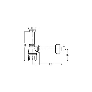 Syfon butelkowy tworzywo sztuczne, nr wzoru 5725PL