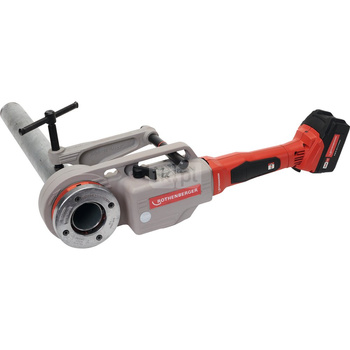 SUPERTRONIC 2000 E, z narzynkami BSPT R 1/2-2, z adapterem ROFIX, z ROBP 18/4 Li-Power