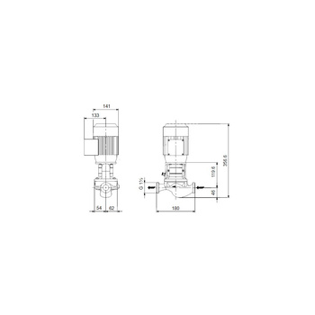 Jednostopniowa pompa in-line TP 25-50-2 A-O-A-BQQE-AW1