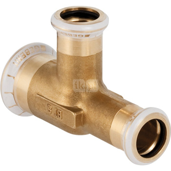 Trójnik GEBERIT Mapress redukcja 90' mosiądz 28 mm x 22 mm x 22 mm MZ