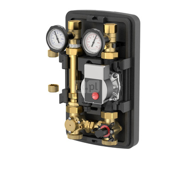 Grupa pompowa FLAMCO MEIBES GZ gazowy walcowy x GW gazowy walcowy 1 1/2 cala (40) x DN 25 Kvs5.8, z izolacją, z zaworem trójdrożnym