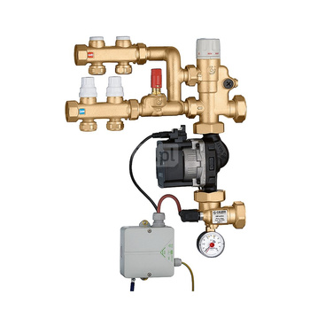 Zespół regulacyjny - regulacja stałotemperaturowa 2 x 3/4"GZ