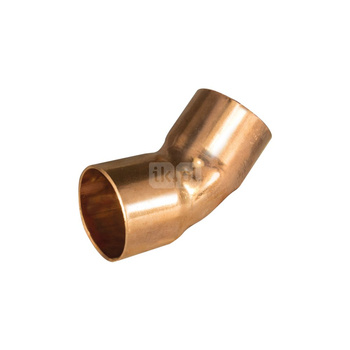 Łuk 45' UNIPAK, Cu, 15 mm (lut wewnętrzny x lut wewnętrzny)