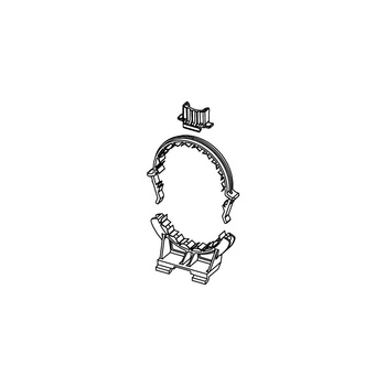 Uchwyt do kolan, komplet (prod. od 04.2017) TECE profil