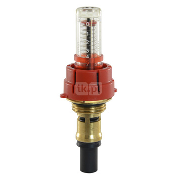 Przepływomierz FERRO równoważąco-pomiarowy mosiądz 6 bar GZ 1/2'', przepływ 0-5 l/min